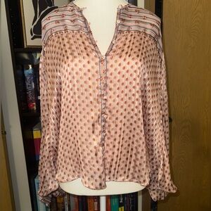 Urban Outfitters Ezra Printed Blouse